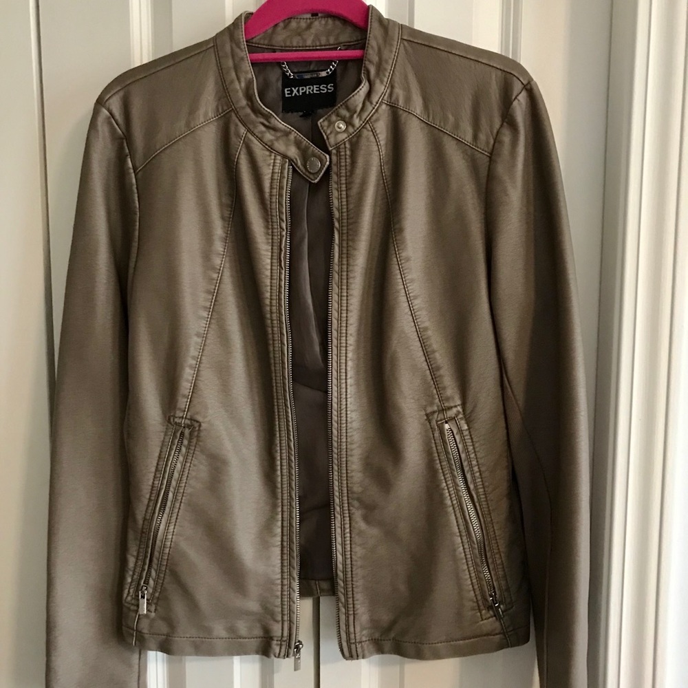 Express Vegan Leather Jacket